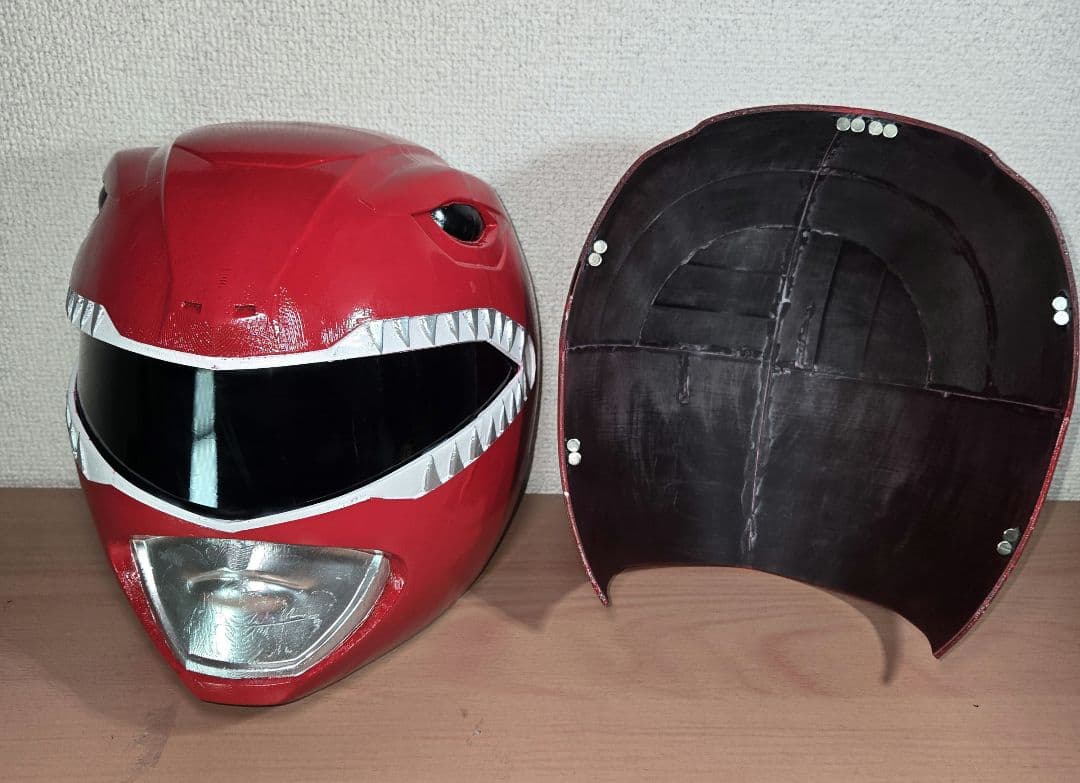 実物大　 恐竜戦隊ジュウレンジャー　ティラノレンジャー　マスク　パワーレンジャー