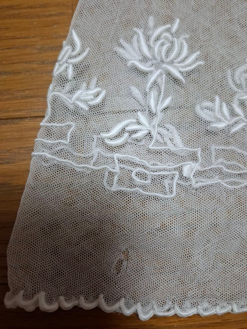 アンティークビスクドール★テディベア★ジュモー★ミニョネットチュールレースドレス