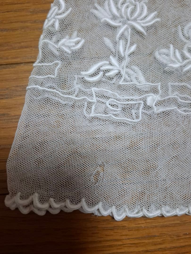 アンティークビスクドール★テディベア★ジュモー★ミニョネットチュールレースドレス