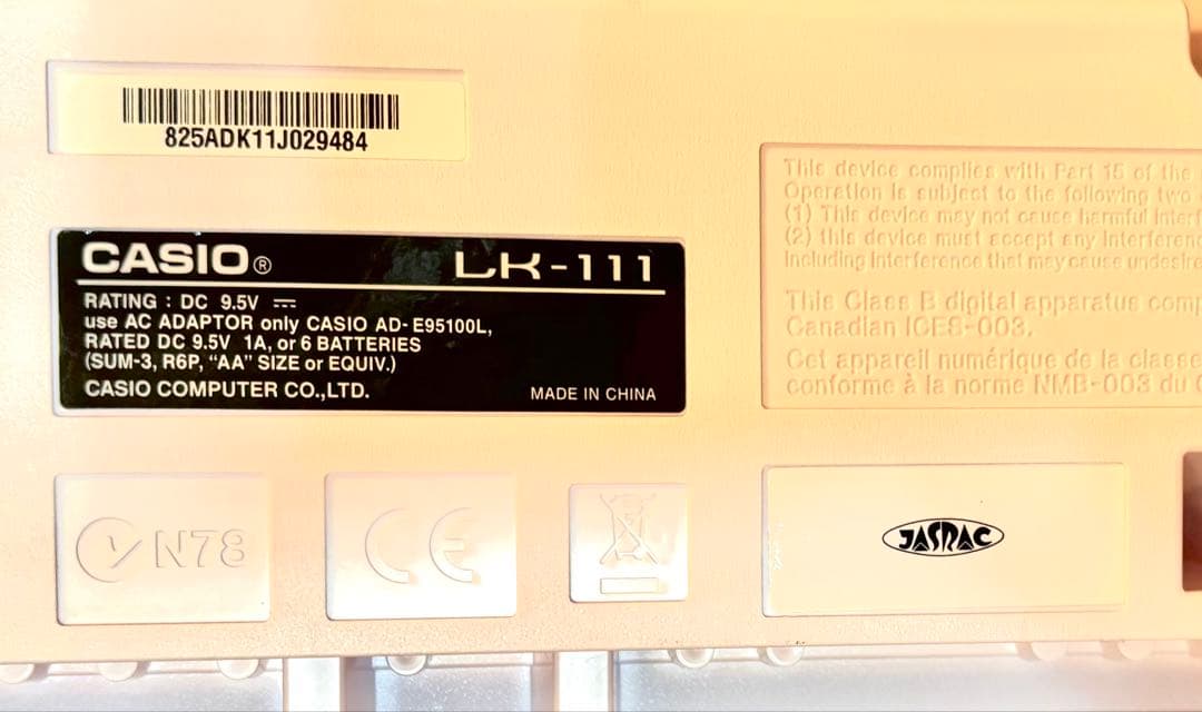 CASIO 電子ピアノ/キーボード LK-111 光ナビ