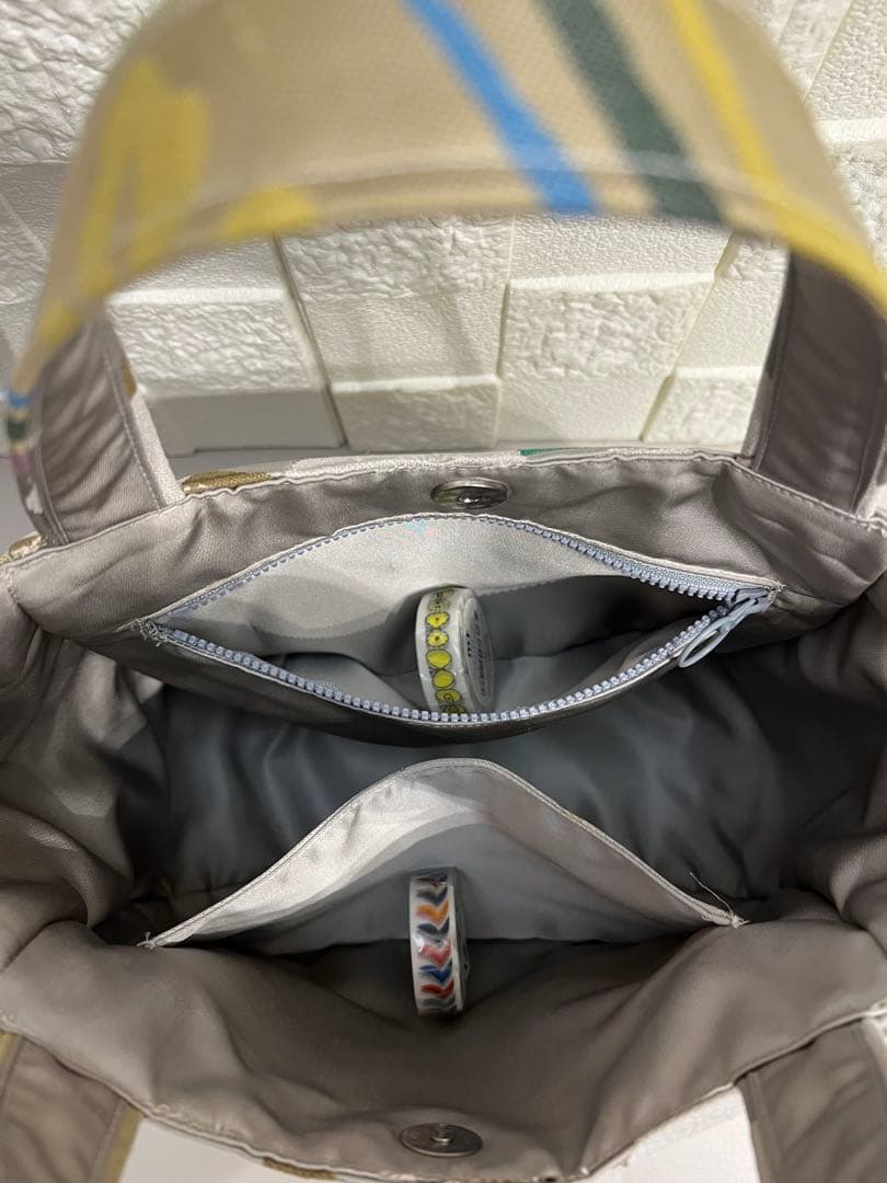 【正絹　チューリップバッグS】高級　人形師辻村ジュサブロー氏　上代49万の帯