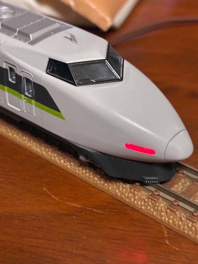 ト*読様 JR100系 山陽新幹線 フレッシュグリーンセット　ライト点灯動力動作