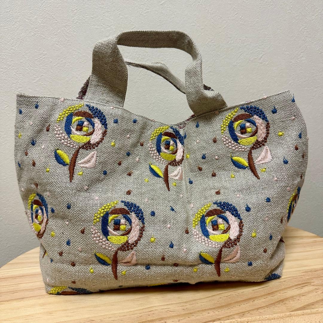 ミナペルホネン サンドローズ sand rose ハンドメイドバッグ