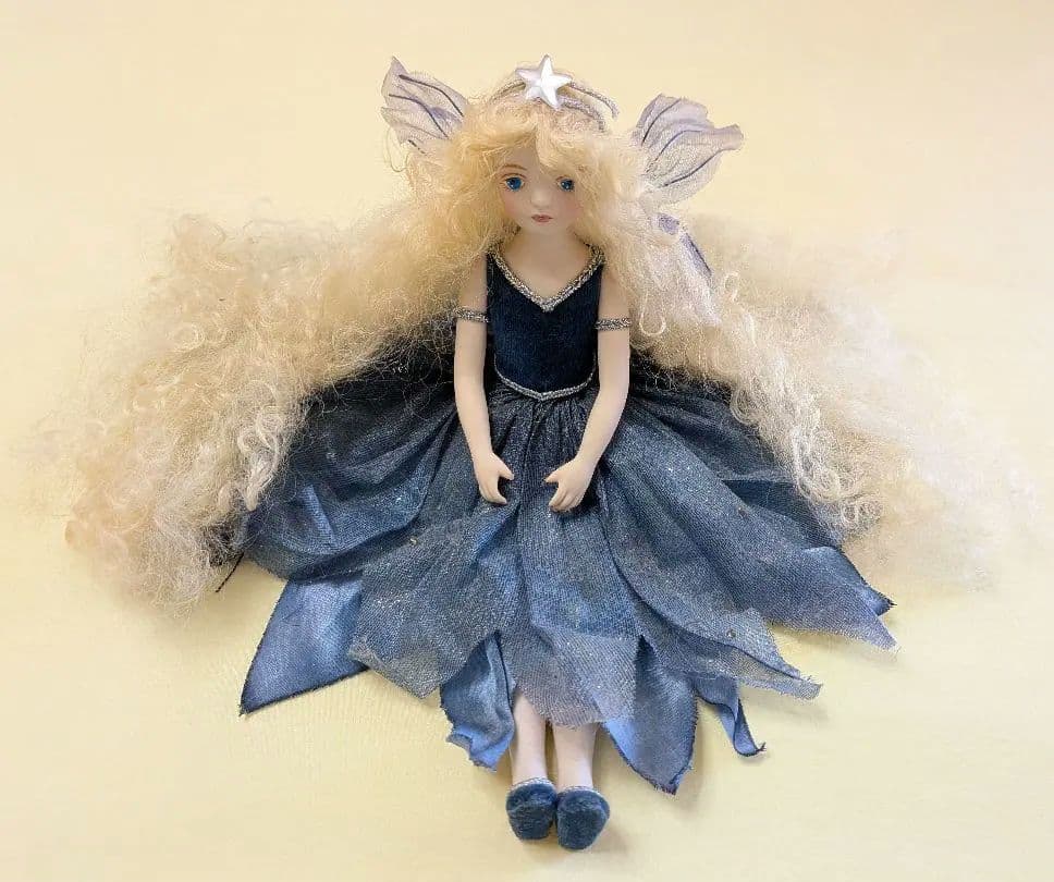 若月まりこ　お花の妖精人形（星の精）