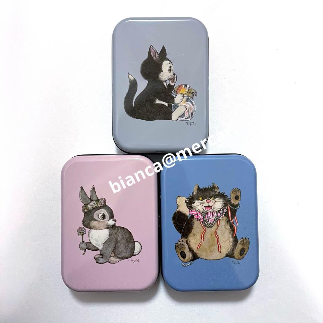 【缶のみ】ヒグチユウコ ルピシア フィガロ とんすけ ルシファー 3点セット