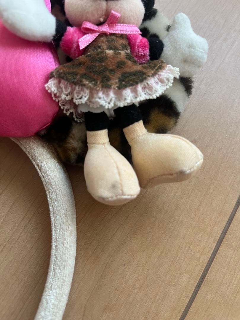 ミニーちゃん ヒョウ柄カチューシャ