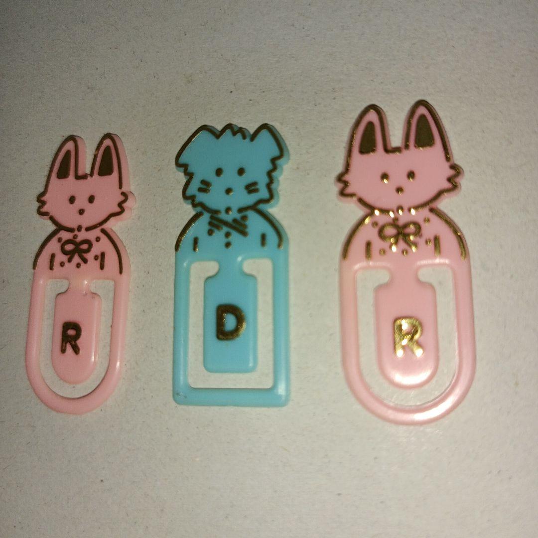 サンリオ　平成レトロ　パピーラブ　クリップ　 文具　文房具　うさぎ　いぬ　わんこ