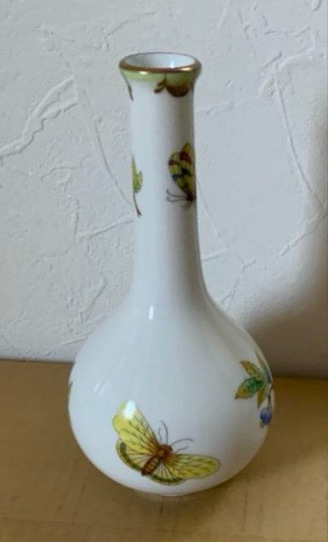 中古　美品　ヘレンド　Herend 花瓶　一輪挿し　ヴィクトリア