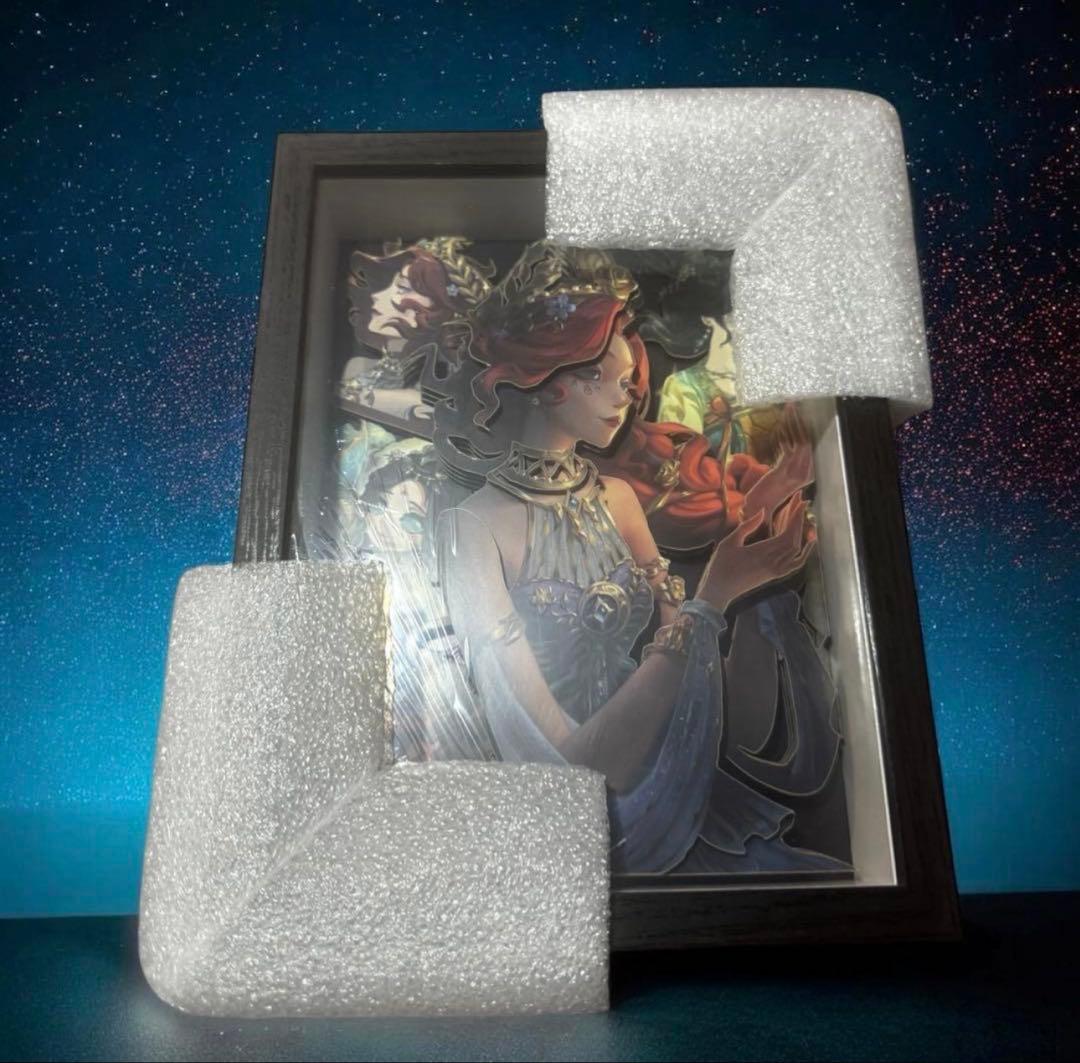 激レア 新品 第五人格 第5人格 漁師 グレイス 3Dアート絵 立体画 額縁付