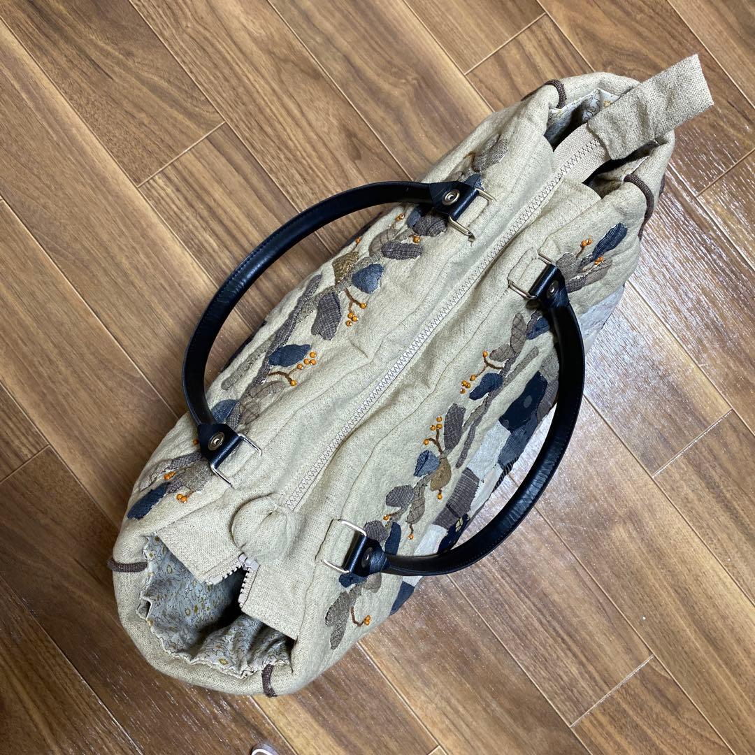 ハンドメイド 六角形パッチワークバッグ