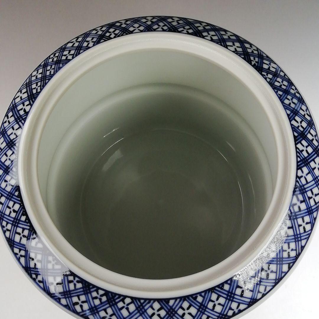 Ｗ３２９　水指　『色絵　鳳凰』『林秀峰 造』　共箱　茶道具