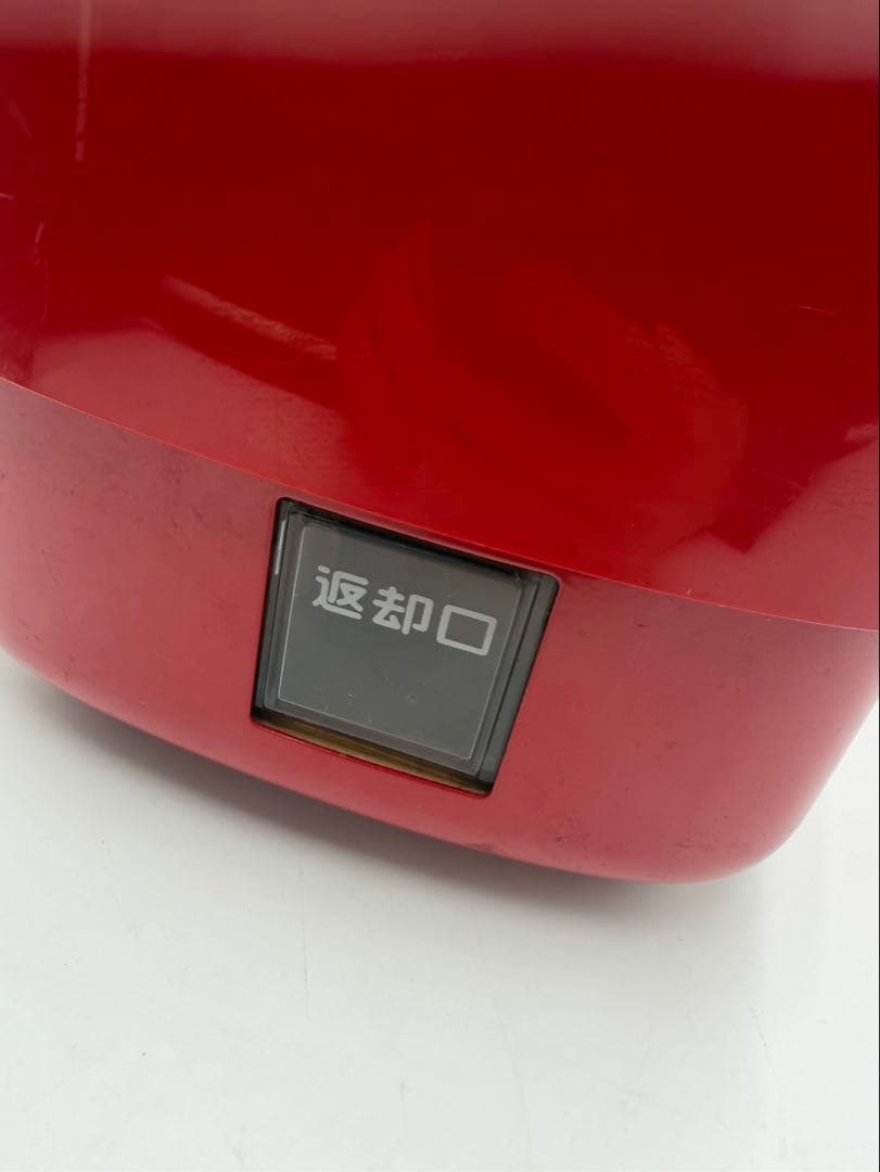 E331　レトロ 赤電話 公衆電話 プッシュ式
