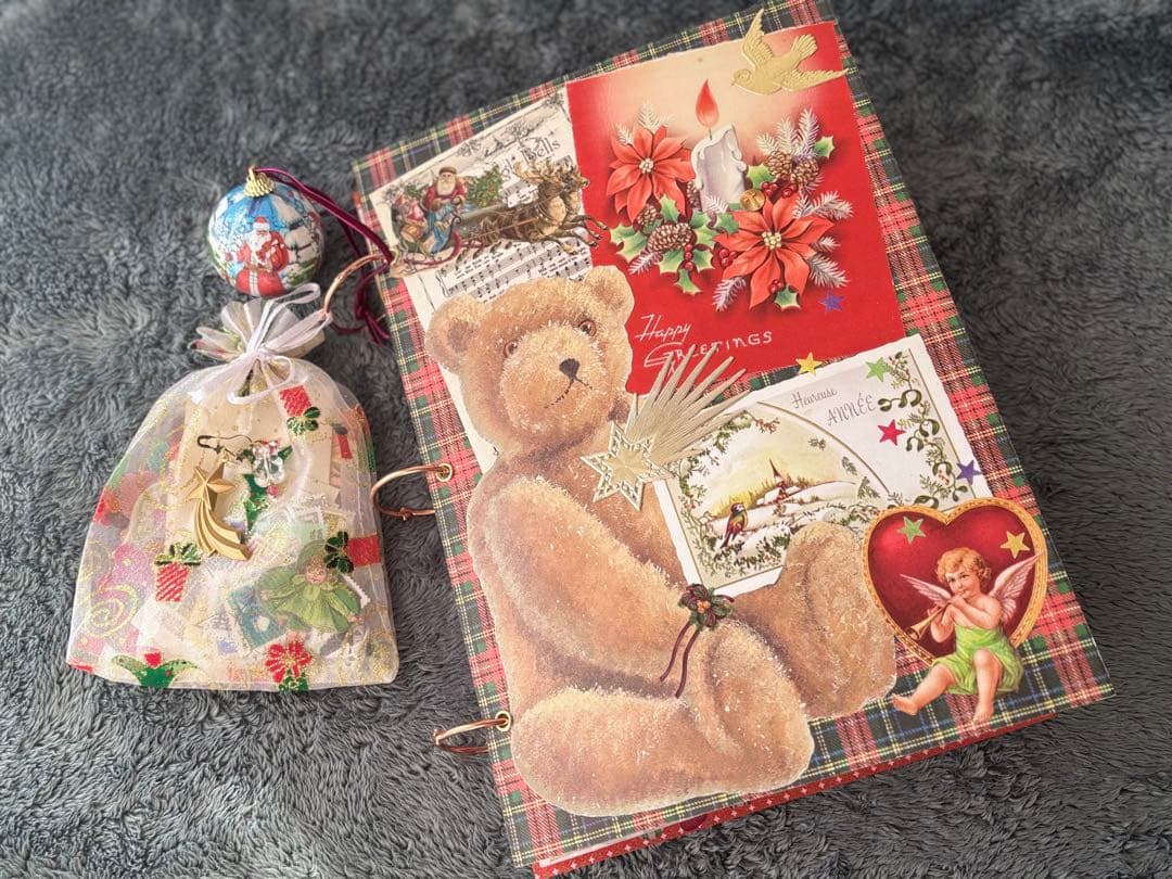 セール★【Candle】クリスマスおすそ分けファイル　ジャンクジャーナル