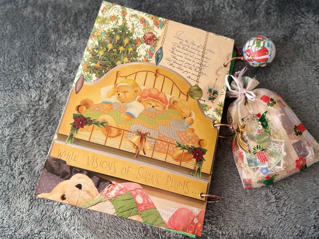 セール★【Candle】クリスマスおすそ分けファイル　ジャンクジャーナル