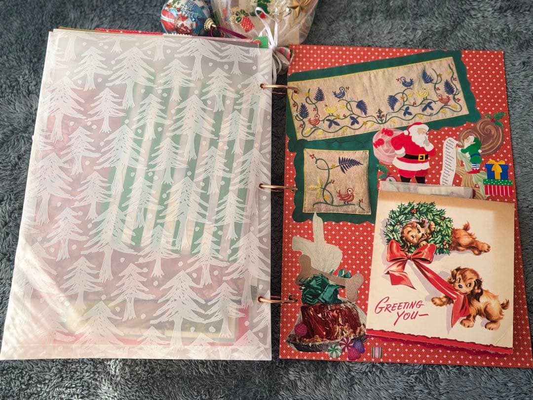 セール★【Candle】クリスマスおすそ分けファイル　ジャンクジャーナル