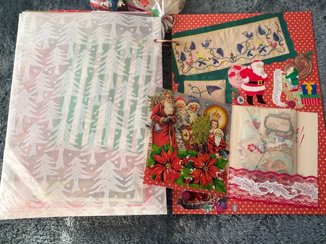 セール★【Candle】クリスマスおすそ分けファイル　ジャンクジャーナル