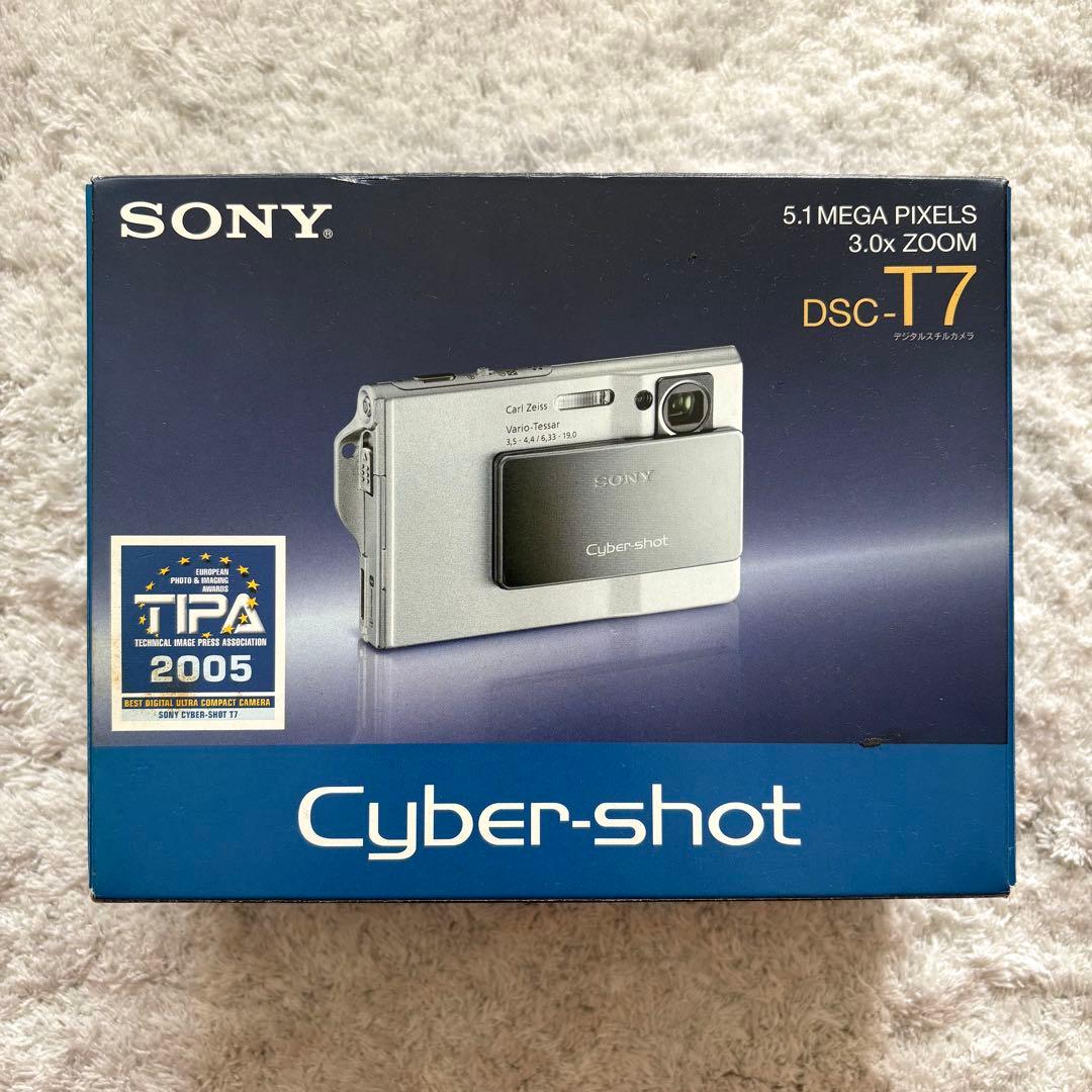 【動作確認済】SONY ソニー Cyber-Shot DSC-T7 レトロカメラ