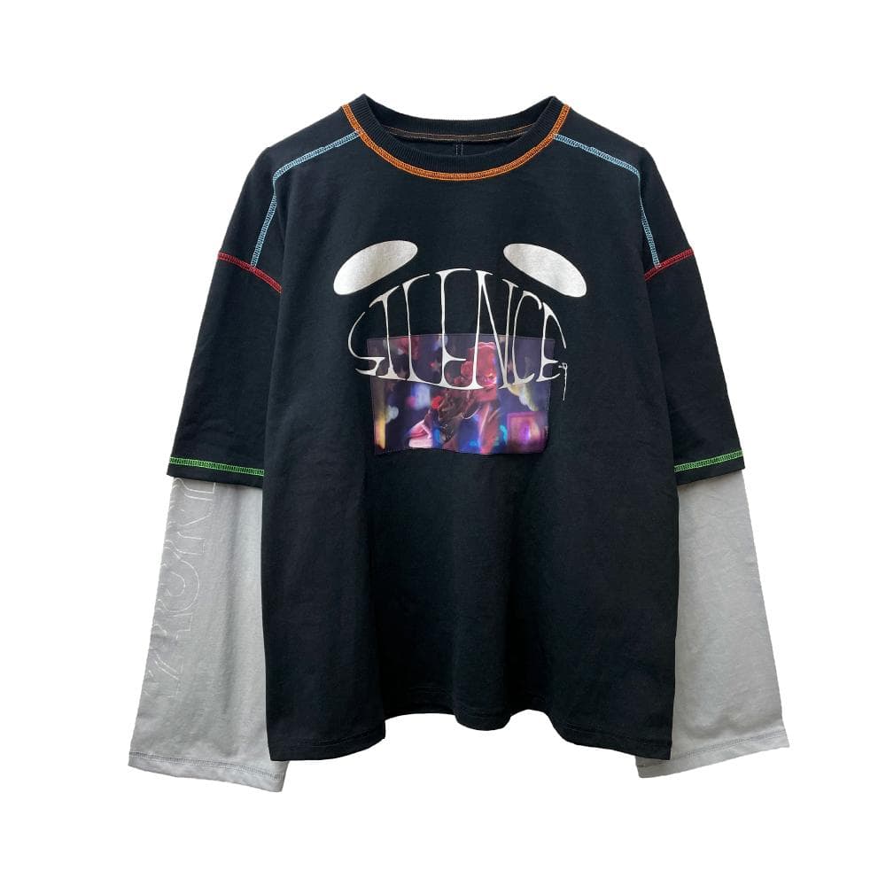 新品Vaundy Logo Layered T-shirt \"SILENCE\"
