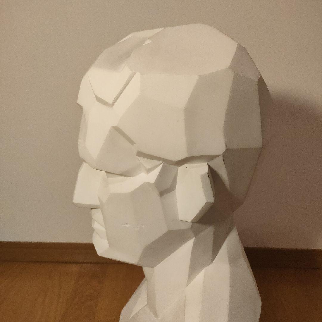 冨士石膏像 石膏像 アグリッパ 面取り 胸像 高さ60cm