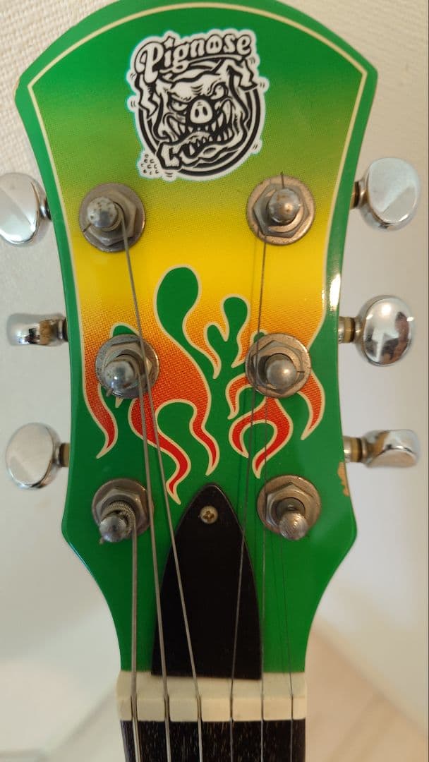 Pignose PGG-Graphicピグノーズ エレキギターファイヤーグリーン