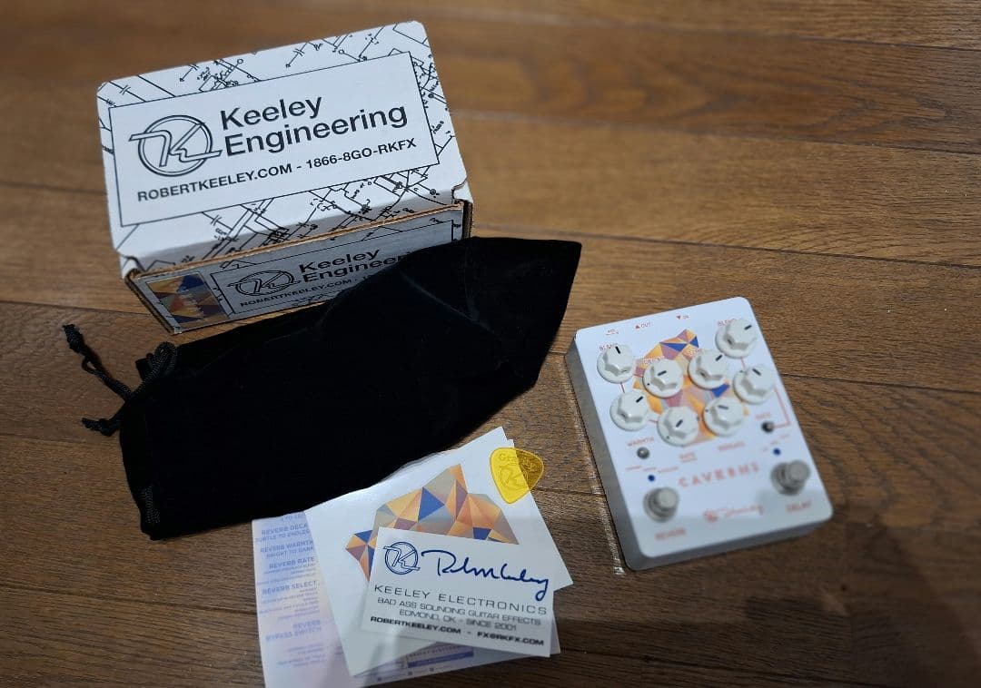 Keeley CAVERNS リバーブ・ディレイエフェクター