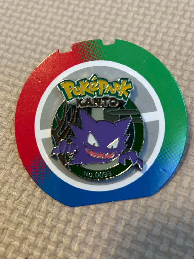 り*ド様 ポケパークカントー ピンバッジ　ゲンガー&ゴースト