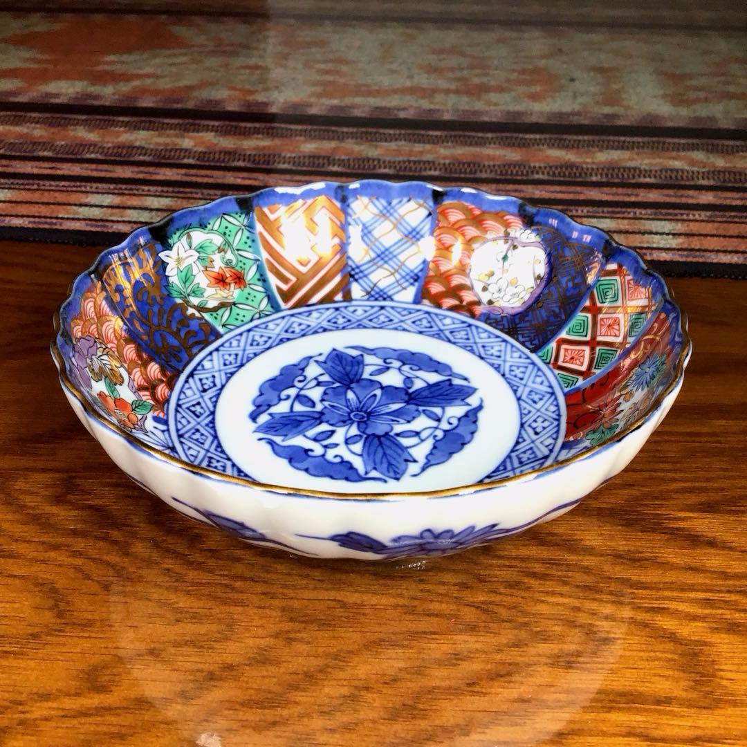 『一部に着色不良』　有田焼　龍峰　金彩　小鉢　5枚