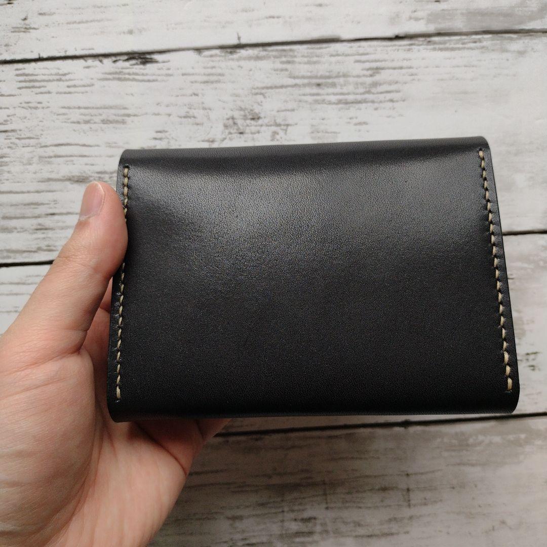 ミドルウォレット　財布　栃木レザー