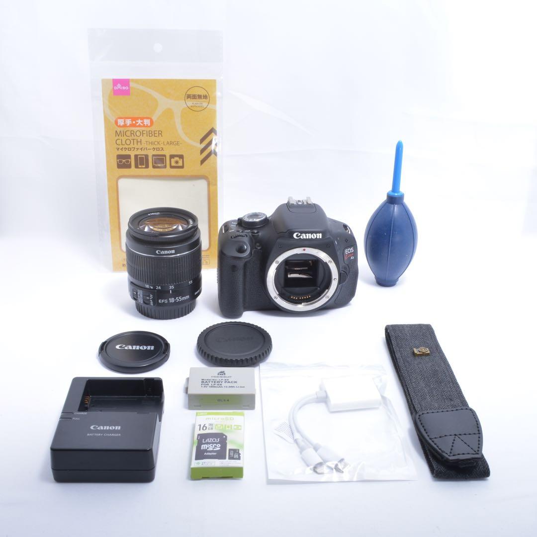 大特価❣️人物・風景が綺麗に撮れる✨Canon kiss X5 標準レンズセット