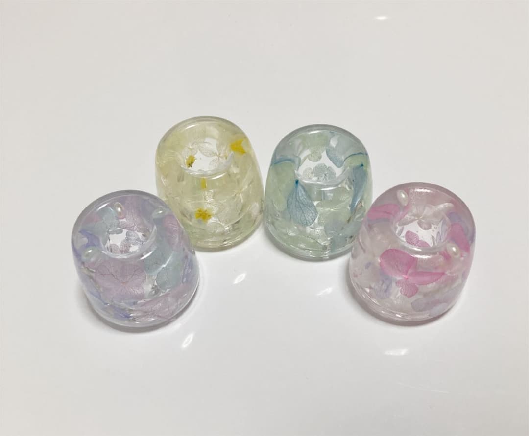 【オーダー】大人気のハーバリウムボールペン、印鑑、歯ブラシ立て　ハンドメイド