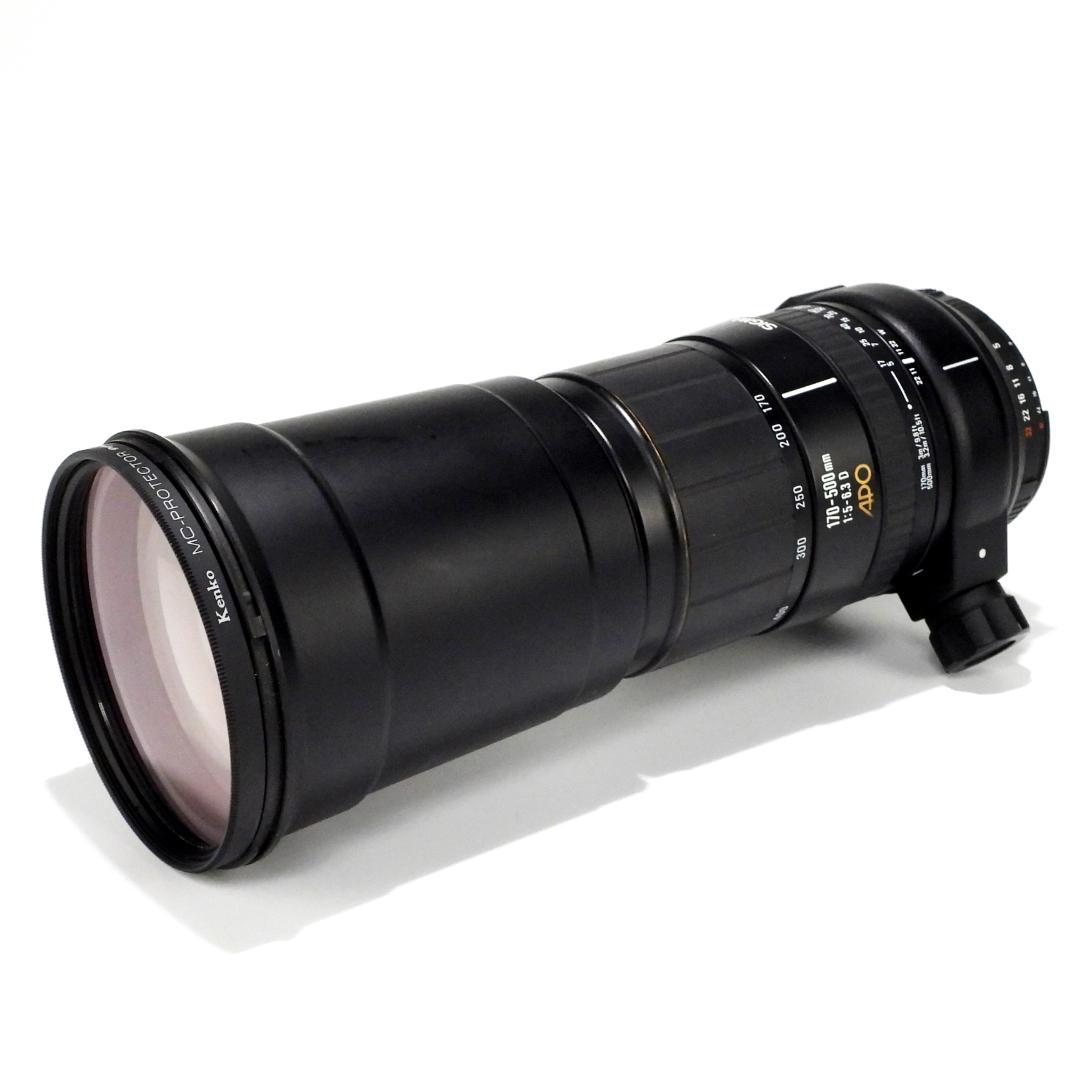 望遠レンズ SIGMAシグマ APO170-500mm F5-6.3　キャノン用