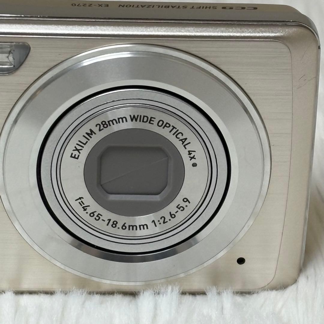 CASIO カメラ　EX-Z270 充電器　箱　ゴールド コンデジ　動作品