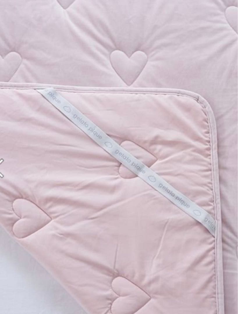 【kayok♡】ジェラートピケ❤︎【sleep】ハートキルト敷パッド