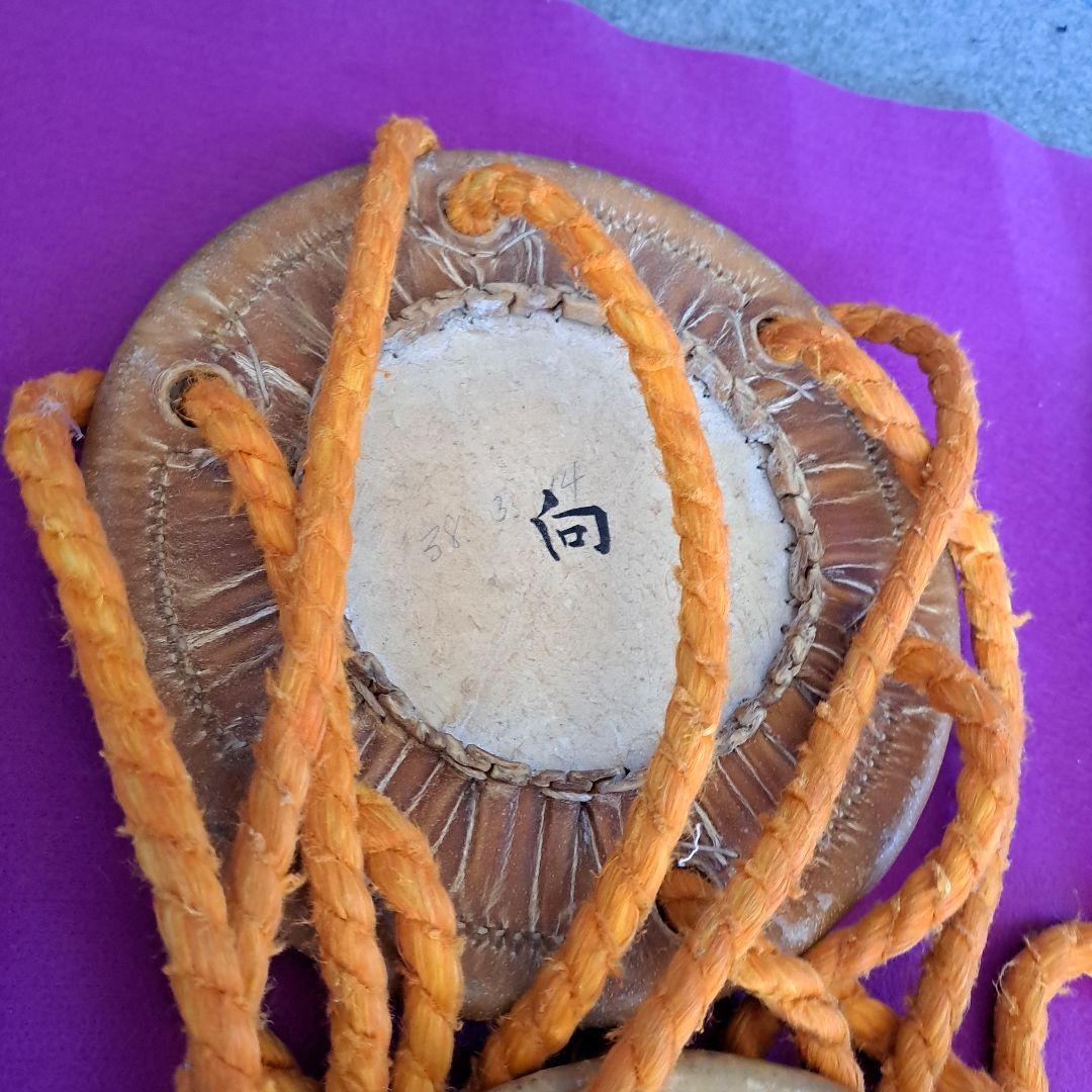 和楽器　大鼓の皮と調べ