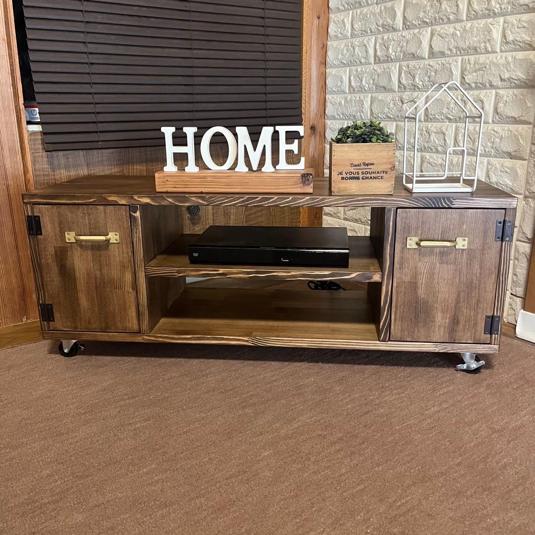 【3色塗装色】&【9種類取っ手】&【脚種類】スタイリッシュテレビボード TV台