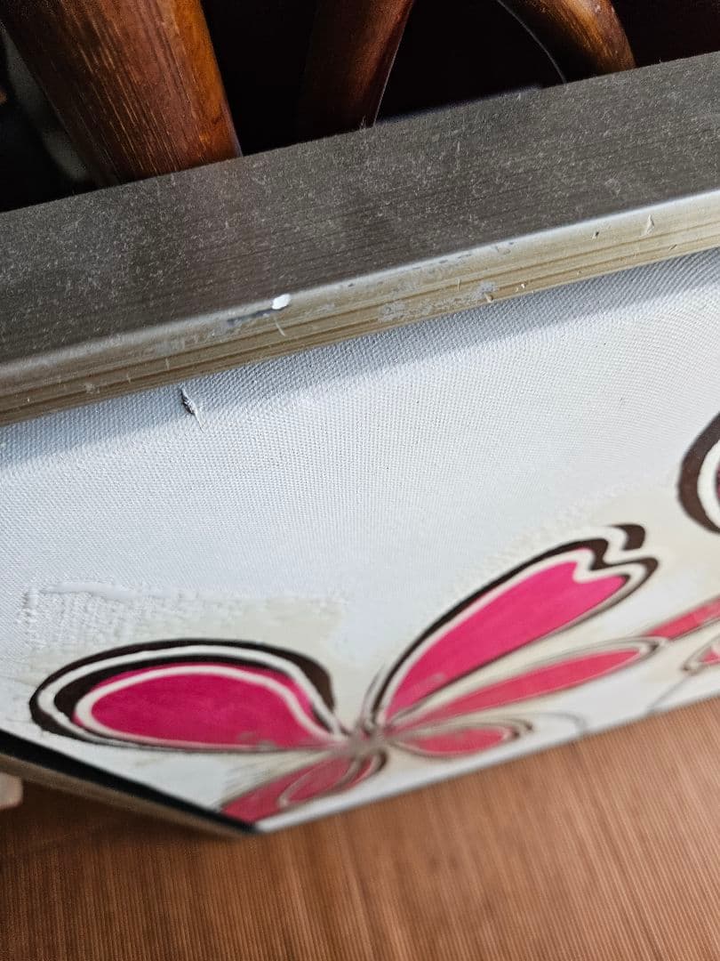 絵画　花　額縁　作家　アート　額　デザイナー　ミッドセンチュリー