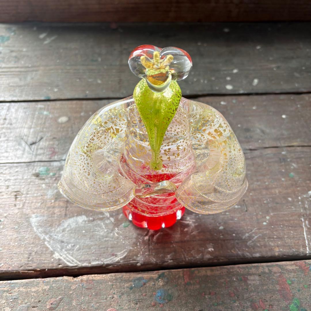 更にお値下げ！ガラス作家 川北成彦 さんのガラス雛 雛人形