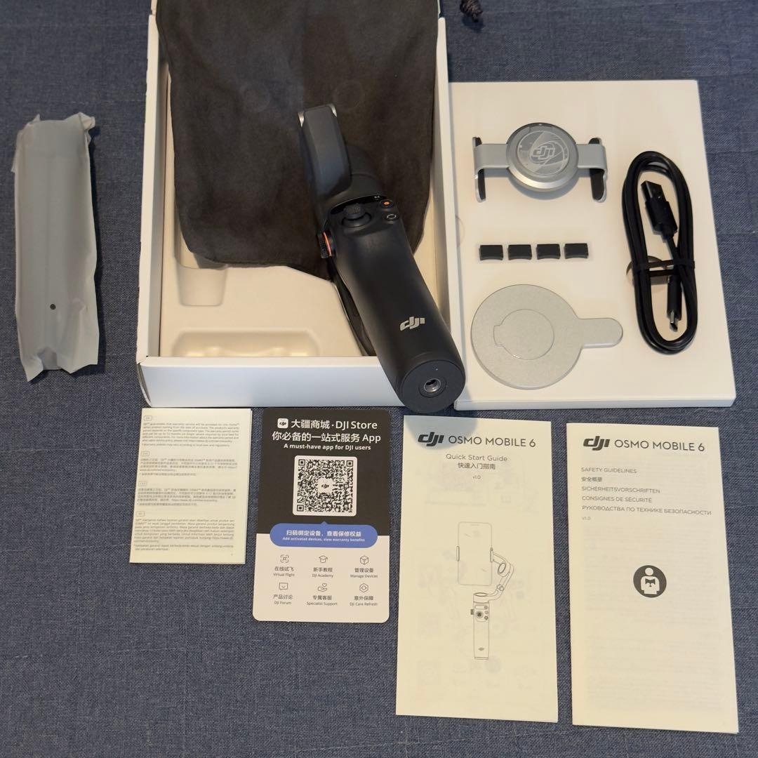 magsafe 着脱プレート付 DJI OM 6 スタビライザー