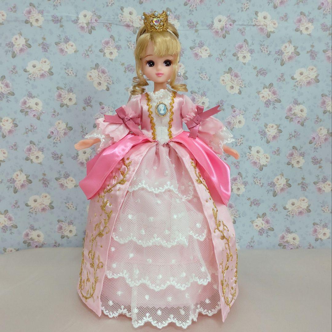 ロココドレス　手刺繍　桃色の姫ドレス　マリー・アントワネット　ハンドメイド