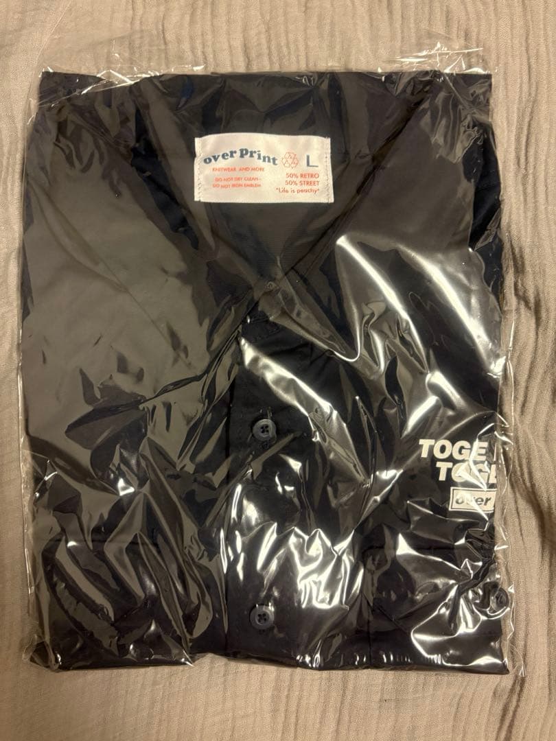 トゲナシトゲアリ×GEKIROCK CLOTHING　ワークシャツ　紺色