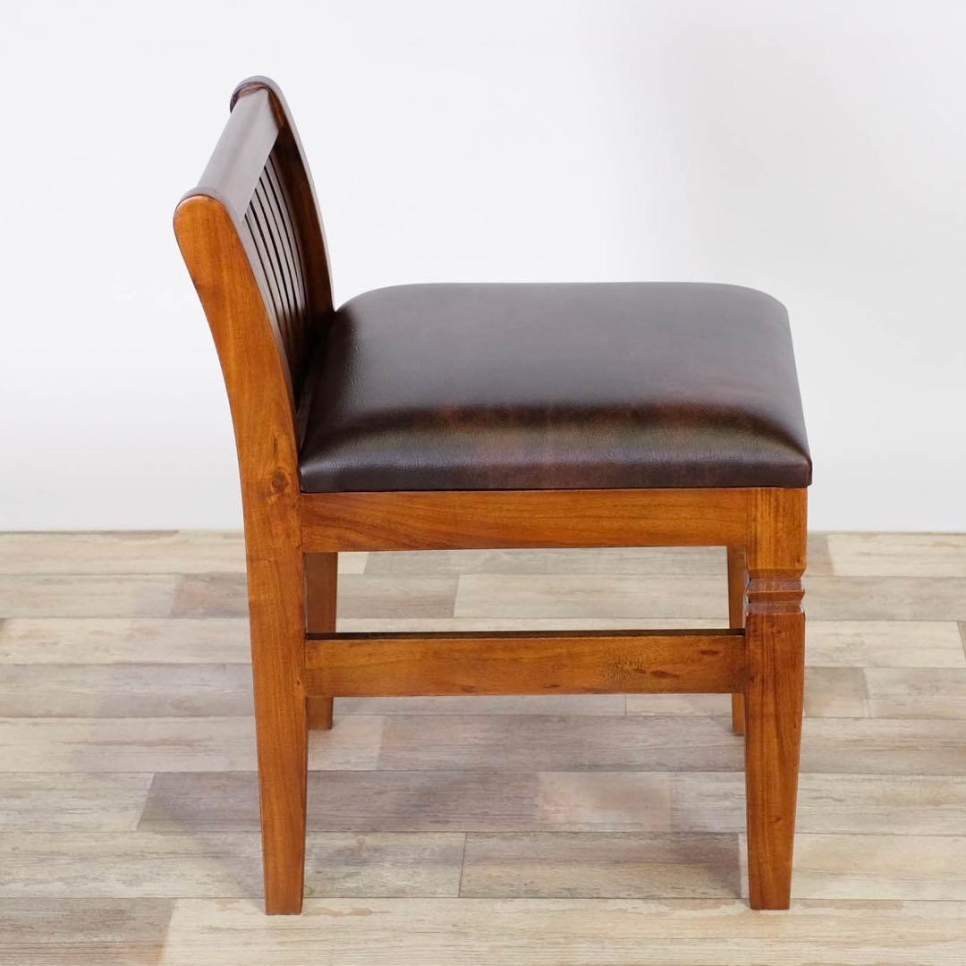 L 新品 デスク チェア アジアン 書斎 机 アンティーク コロニアル