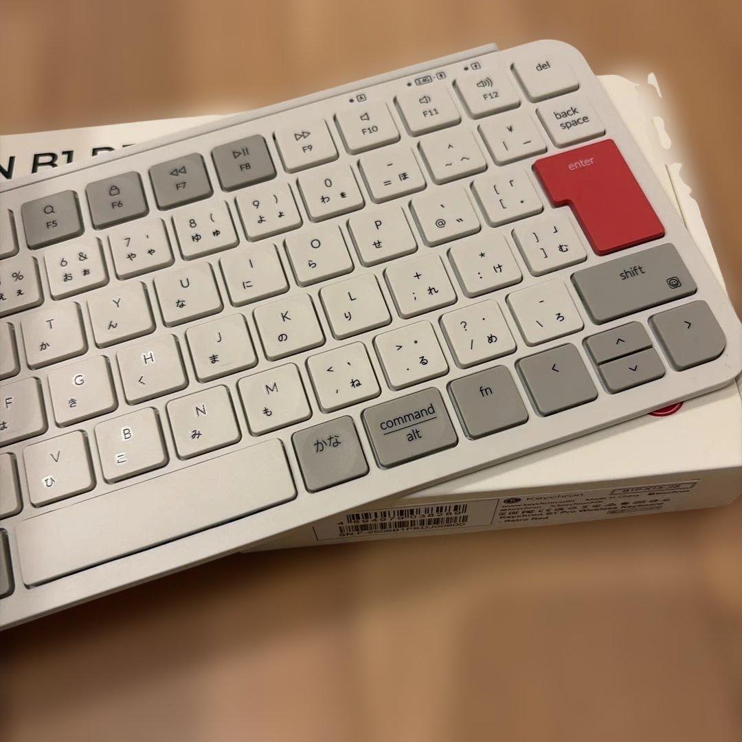 Keychron B1 Pro 日本語配列 ワイヤレスキーボード レトロレッド
