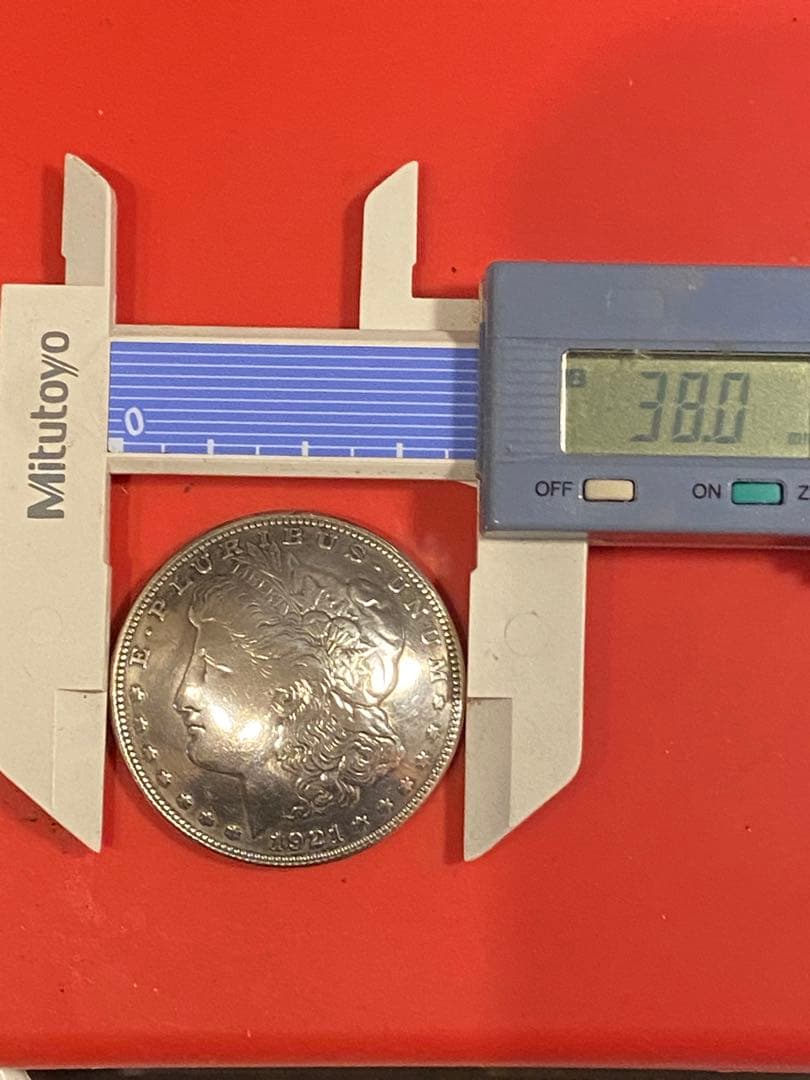 アメリカモルガンONE DOLLAR-シルバーコンチョ 1921年製