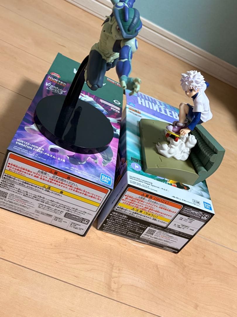ハンターハンター フィギュア2点セット　キルア　メルエム