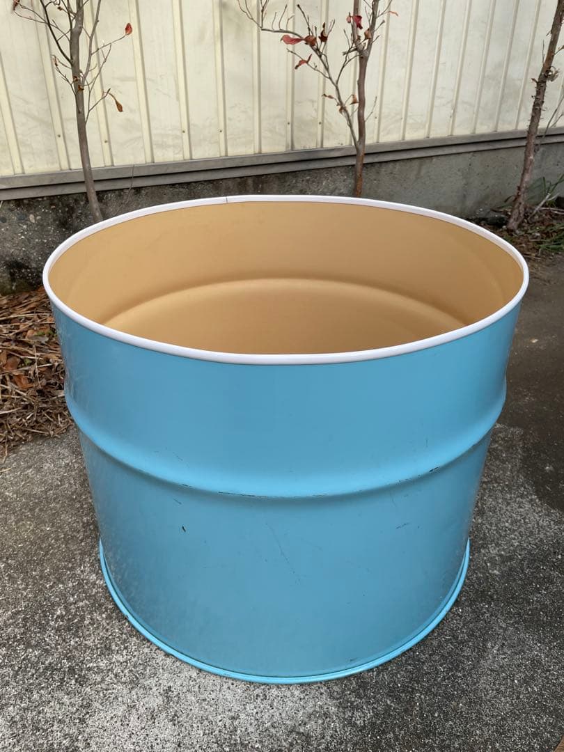 いい天気 ドラム缶 半切り 35cmカット ゴムモール付き