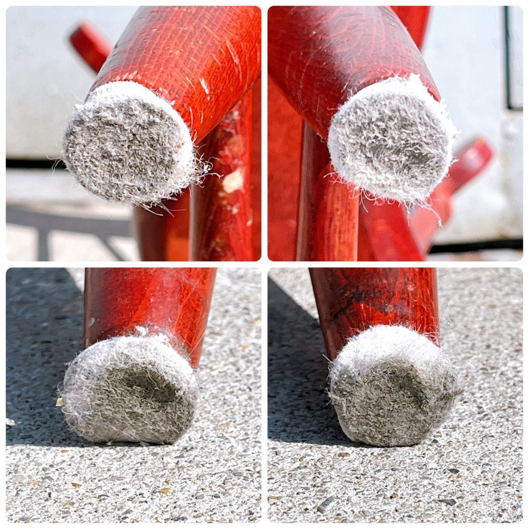 アンティーク② 飛騨産業 ウィンザーチェア ブナ キツツキ 無垢材 赤