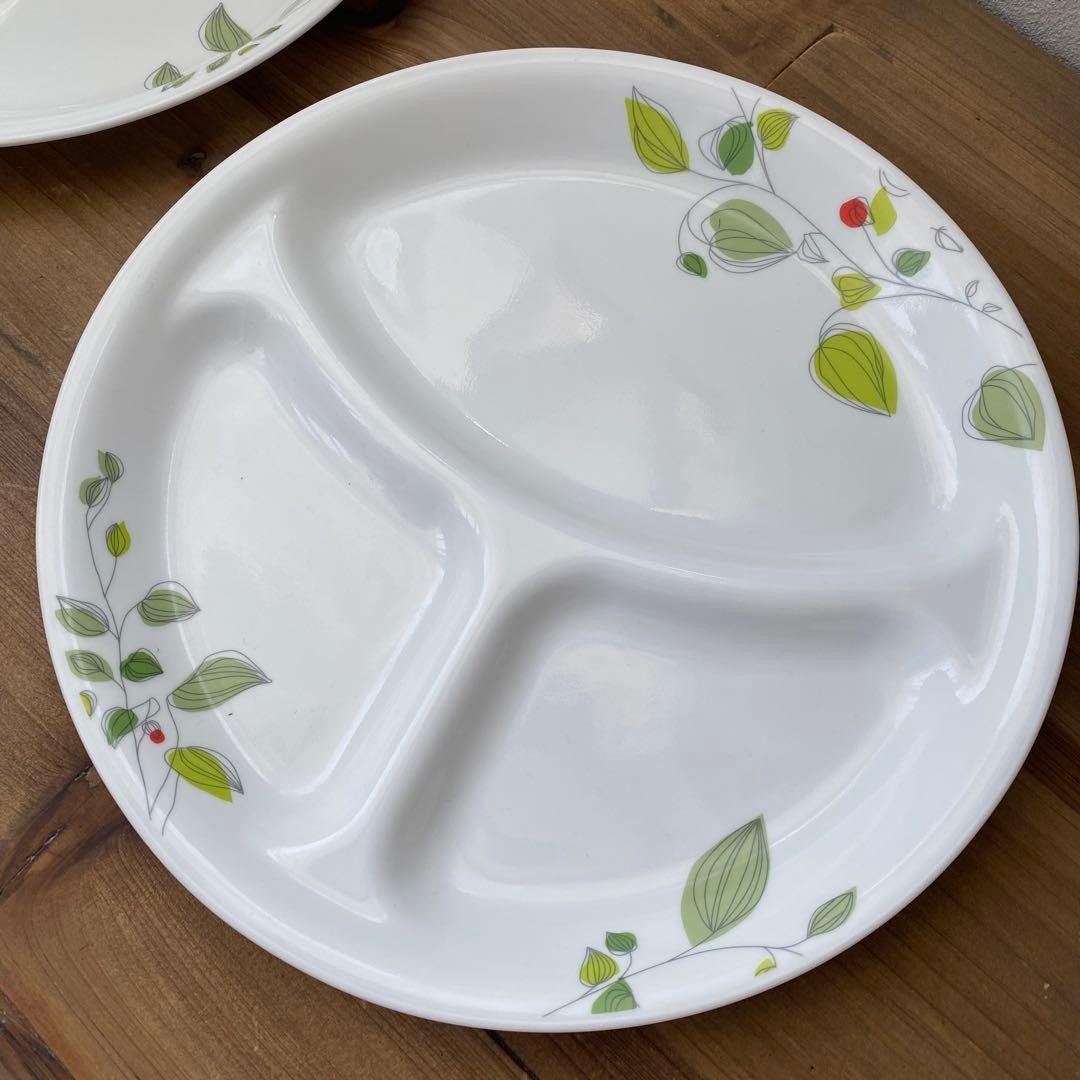 コレール　グリーンブリーズ　ランチプレート　26cm４枚