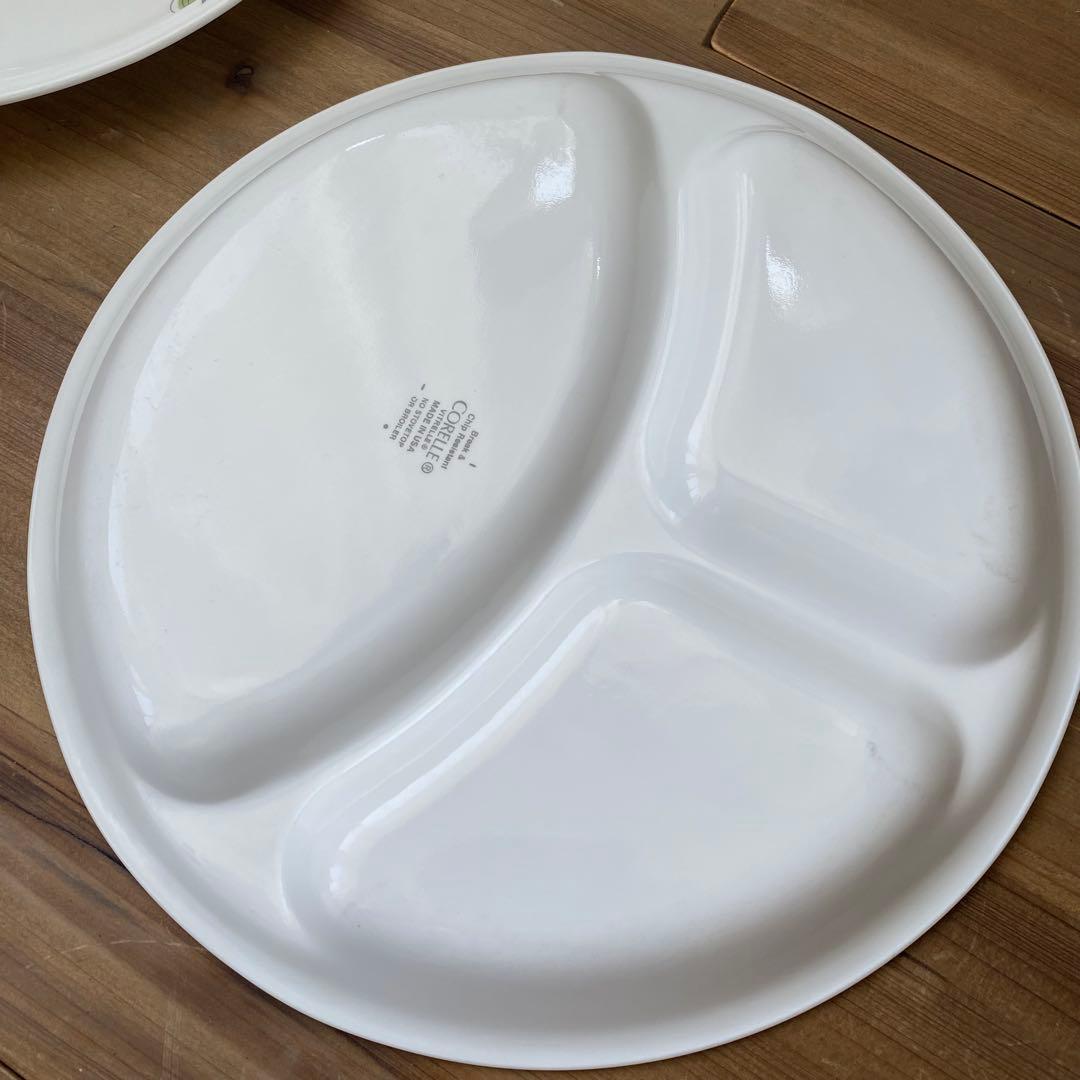 コレール　グリーンブリーズ　ランチプレート　26cm４枚