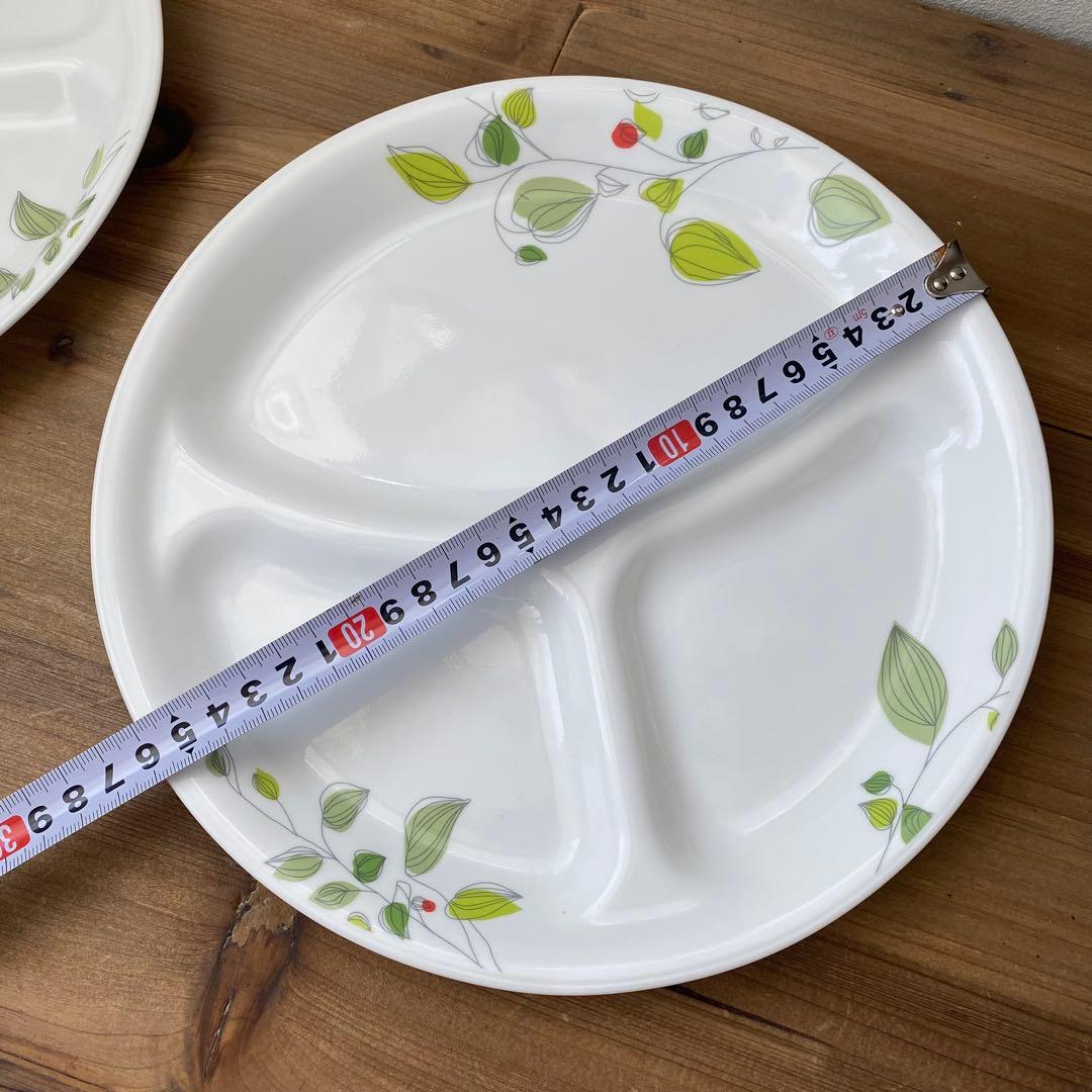 コレール　グリーンブリーズ　ランチプレート　26cm４枚