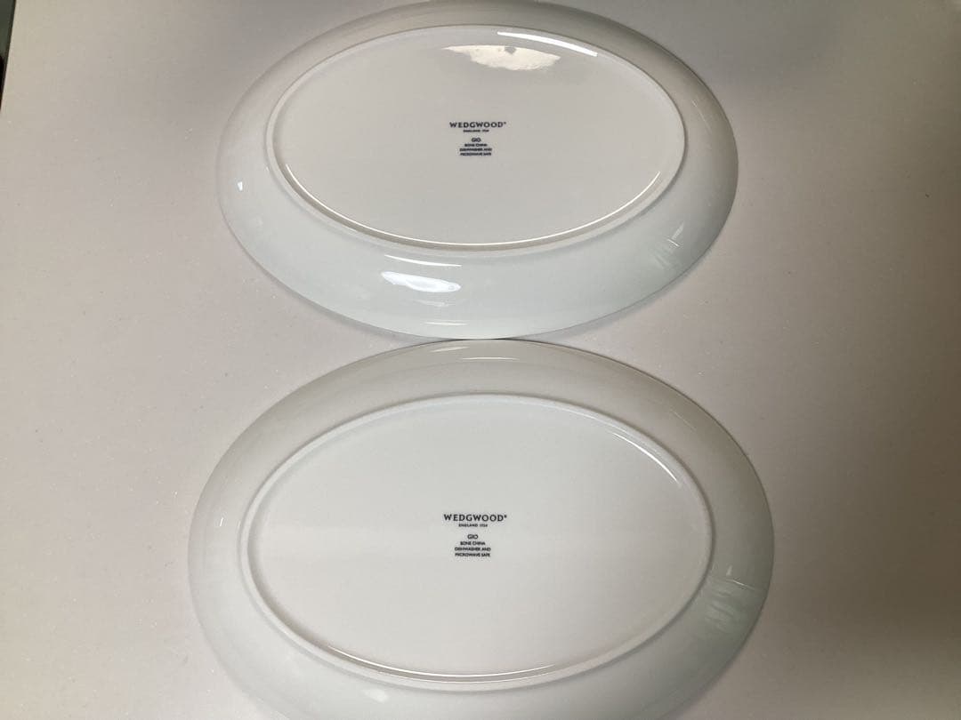 ウエッジウッド　ジオ　オーバル　プレート　2枚